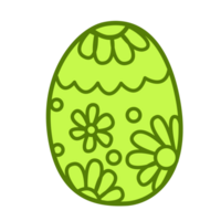 Pascua de Resurrección huevo decoración plano colección png