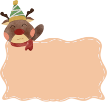 renna nel Natale png