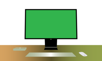 3D Computer monitor PNG File