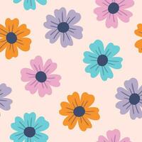Floral Seamless Pattern Flowers Pattern Floral Seamless Design Spring Floral Background Floral Wallpaper vector