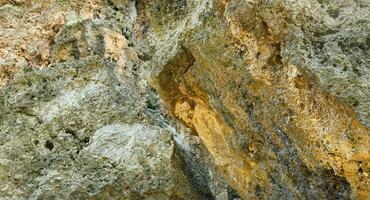 View of sandstone cliffs on a summer day at the Beach photo