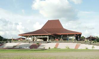 Yogyakarta , Indonesia - January, 2023 - gadjah mada university rectorate building in yogyakarta photo
