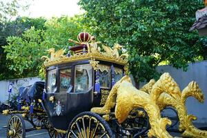 SOLO, INDONESIA - august 7, 2022 . Surakarta royal chariot photo
