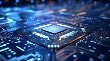 ai chip artificial intelligence, future technology innovation ai generate photo