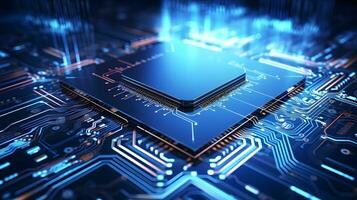 ai chip artificial intelligence, future technology innovation ai generate photo