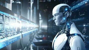 future artificial intelligence robot ai generate photo