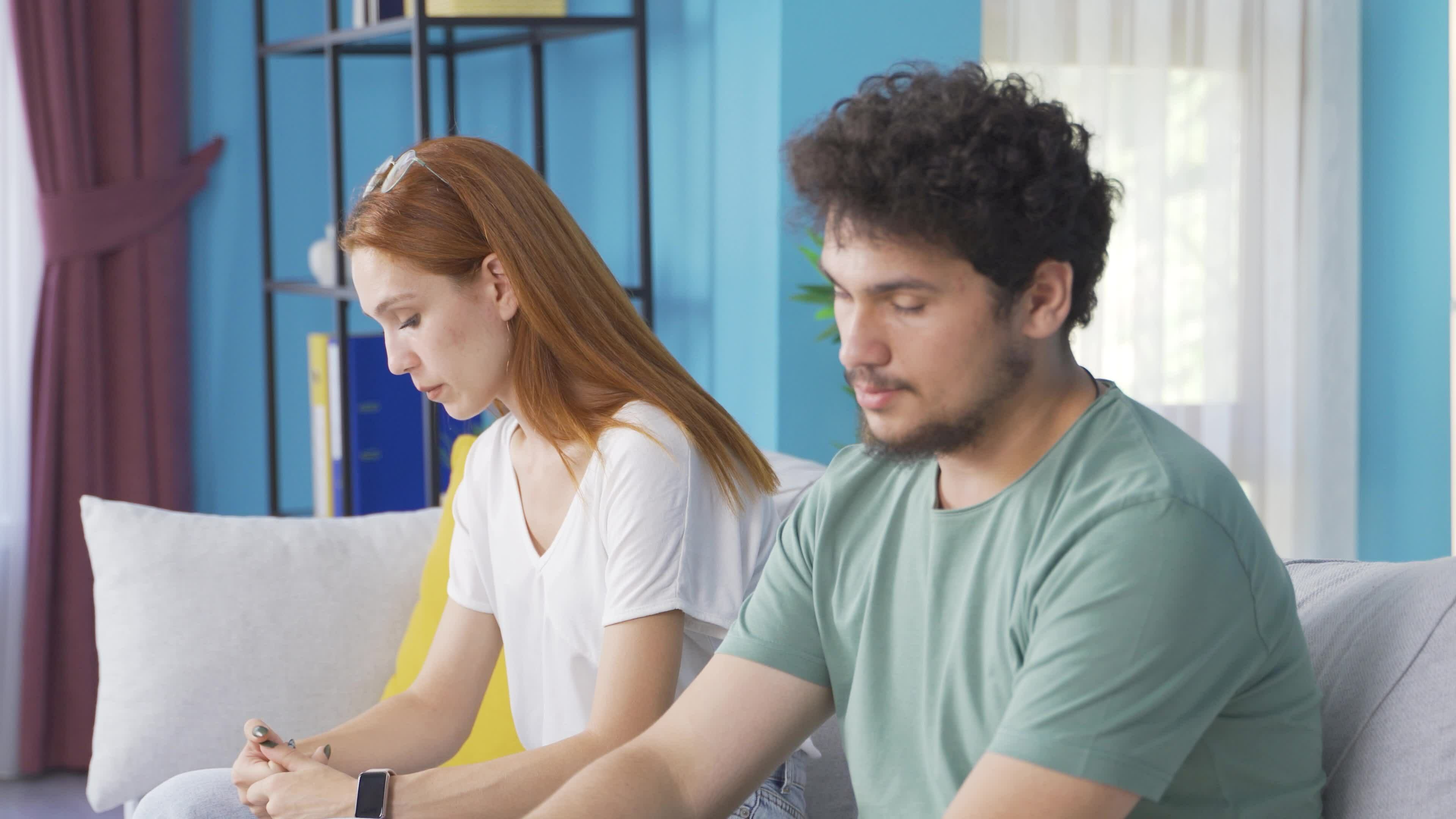 The woman who is angry with her husband throws the ring away. 33027872