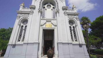 Entrance to the church. video