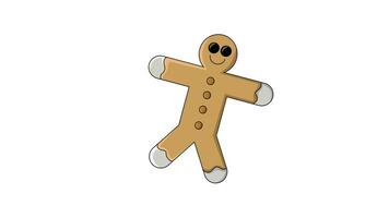 animated video of the gingerbread icon