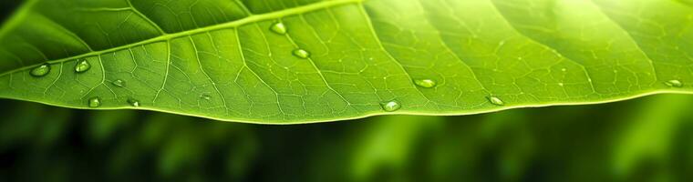 verde hoja naturaleza antecedentes. ai generado foto