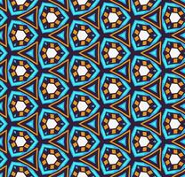 Multi color seamless abstract pattern. Background and backdrop. Multi Colored. Colorful ornamental design. Colored mosaic ornaments. Vector graphic illustration.
