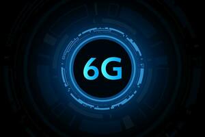 concept of technology 6G mobile network , New generation telecommunication , high-speed mobile Internet, vector