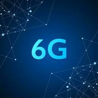 concept of technology 6G mobile network , New generation telecommunication , high-speed mobile Internet, vector