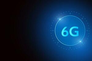 concept of technology 6G mobile network , New generation telecommunication , high-speed mobile Internet, vector