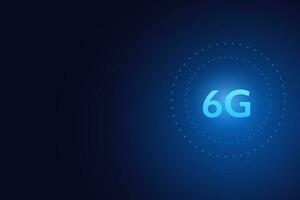 concept of technology 6G mobile network , New generation telecommunication , high-speed mobile Internet, vector