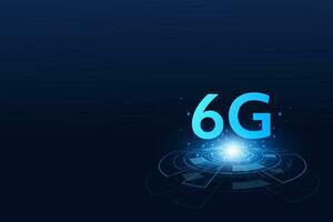 concept of technology 6G mobile network , New generation telecommunication , high-speed mobile Internet, vector