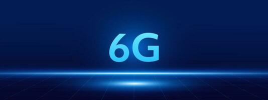 concept of technology 6G mobile network , New generation telecommunication , high-speed mobile Internet, vector