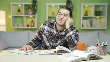 estudiante con Sueños y objetivos. video