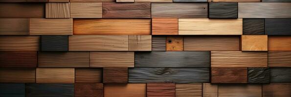 madera pared textura ai creado foto