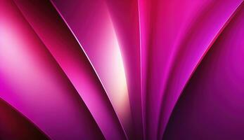 Generative AI, Beautiful gradient scene landscape with viva magenta pink color, horizontal wallpaper. Abstract studio room geometric background photo