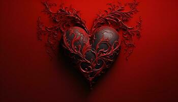 corazón rojo imagen foto