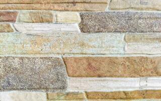 textura detalle de pared con rocas piedras ladrillo ladrillos México. foto