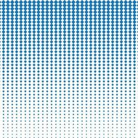 abstract seamless big to small blue square gradient halftone pattern. vector