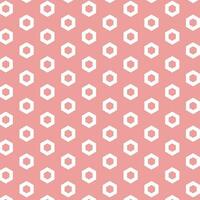 abstract monochrome geometric white polygon pattern art with pink bg. vector