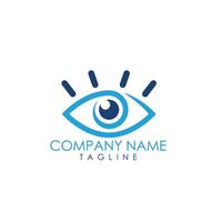 eye logo design vector