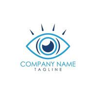 eye logo design vector