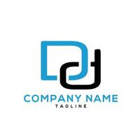 dd typography logo design vector