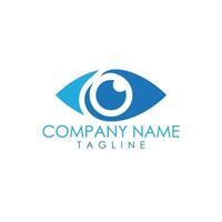 eye logo design vector