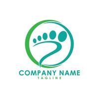 foot care logo vector