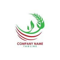 farm logo design vector