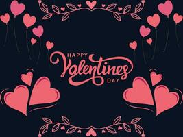 Valentines Day card vector