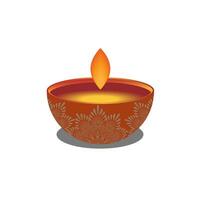 diwali pradip clipart diseño vector