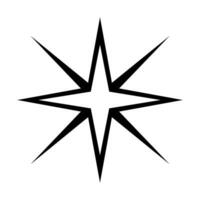 destellos icono vector. centelleo estrellas ilustración signo. brillante Estallar símbolo. estrella logo. vector