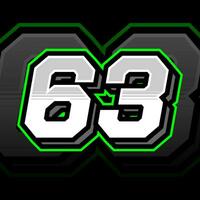 Sixty Three Number Vector Clipart Simple Decal Design