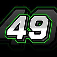 Forty Nine Number Vector Clipart Simple Decal Design