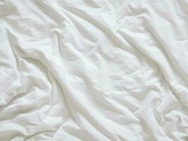 white fabric texture. soft background, top view photo