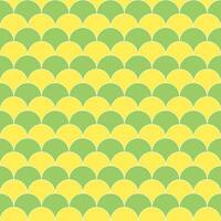 Light green and yellow fish scales pattern. fish scales pattern. fish scales seamless pattern. Decorative elements, clothing, paper wrapping, bathroom tiles, wall tiles, backdrop, background. vector