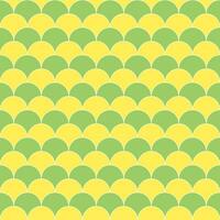 Light green and yellow fish scales pattern. fish scales pattern. fish scales seamless pattern. Decorative elements, clothing, paper wrapping, bathroom tiles, wall tiles, backdrop, background. vector