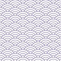 Purple Japanese wave pattern background. Japanese seamless pattern vector. Waves background illustration. for clothing, wrapping paper, backdrop, background, gift card. vector