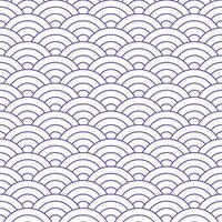 Purple Japanese wave pattern background. Japanese seamless pattern vector. Waves background illustration. for clothing, wrapping paper, backdrop, background, gift card. vector