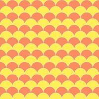 Orange and yellow fish scales pattern. fish scales pattern. fish scales seamless pattern. Decorative elements, clothing, paper wrapping, bathroom tiles, wall tiles, backdrop, background. vector
