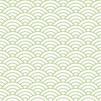 Light green Japanese wave pattern background. Japanese seamless pattern vector. Waves background illustration. for clothing, wrapping paper, backdrop, background, gift card. vector