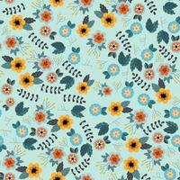 Abstract flower pattern background.  Vector illustration.