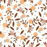 Abstract flower pattern background. Vector illustration.