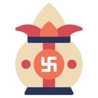 Puja Icon Illustration for web, app, infographic, etc vector