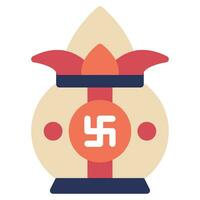 Puja Icon Illustration for web, app, infographic, etc vector